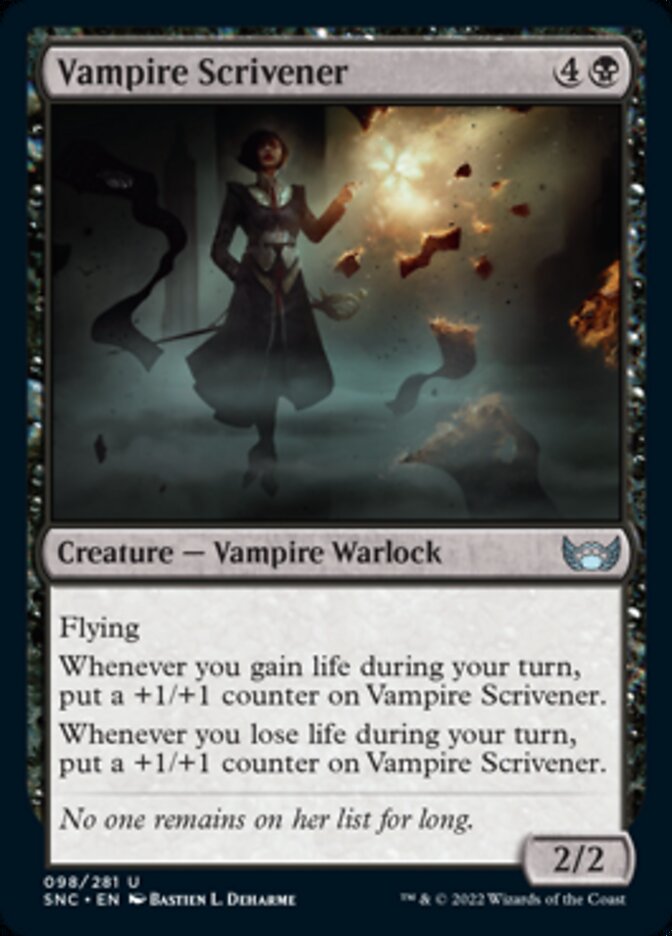 Vampire Scrivener [Streets of New Capenna] | Mindsight Gaming