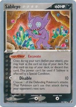 Sableye (10/100) (Intimidation - Tristan Robinson) [World Championships 2008] | Mindsight Gaming