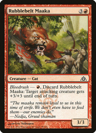 Rubblebelt Maaka [Dragon's Maze] | Mindsight Gaming