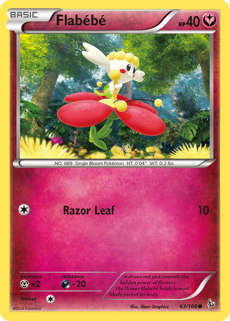 Flabebe (63/106) [XY: Flashfire] | Mindsight Gaming