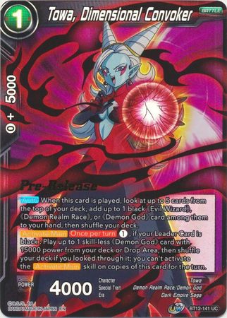 Towa, Dimensional Convoker (BT12-141) [Vicious Rejuvenation Prerelease Promos] | Mindsight Gaming