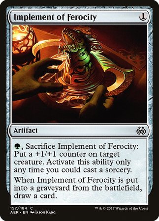 Implement of Ferocity [Aether Revolt] | Mindsight Gaming