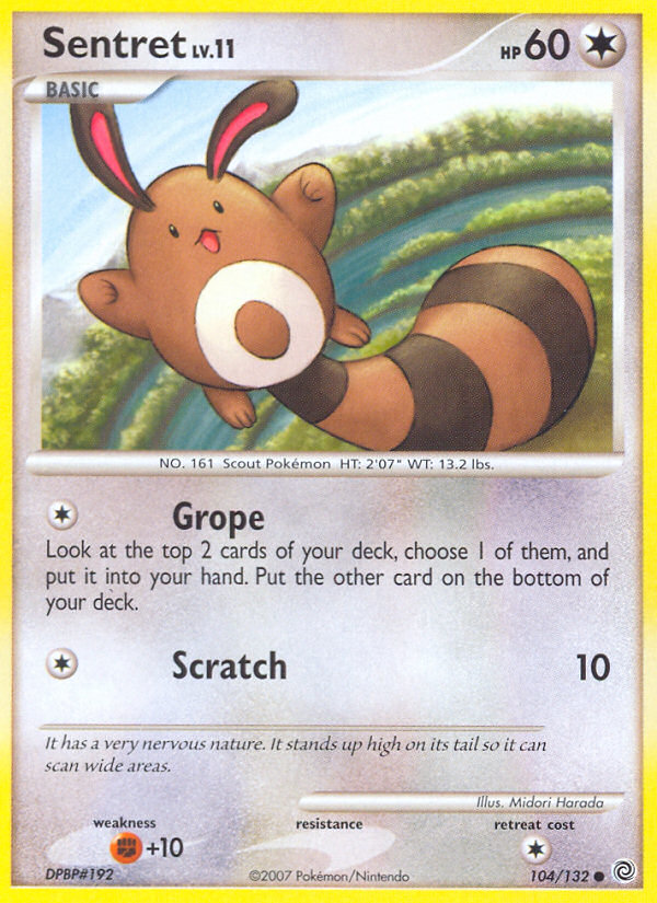 Sentret (104/132) [Diamond & Pearl: Secret Wonders] | Mindsight Gaming