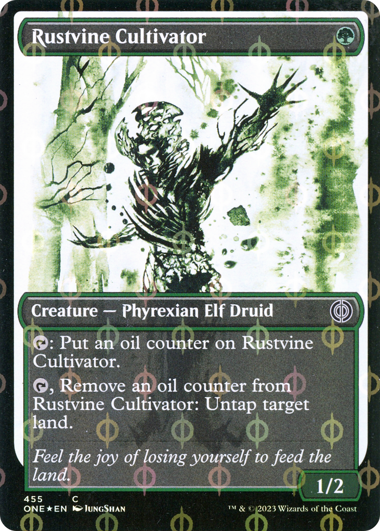 Rustvine Cultivator (Showcase Ichor Step-and-Compleat Foil) [Phyrexia: All Will Be One] | Mindsight Gaming