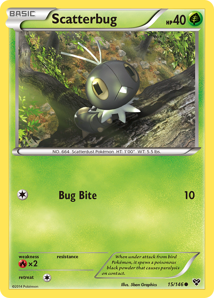 Scatterbug (15/146) [XY: Base Set] | Mindsight Gaming