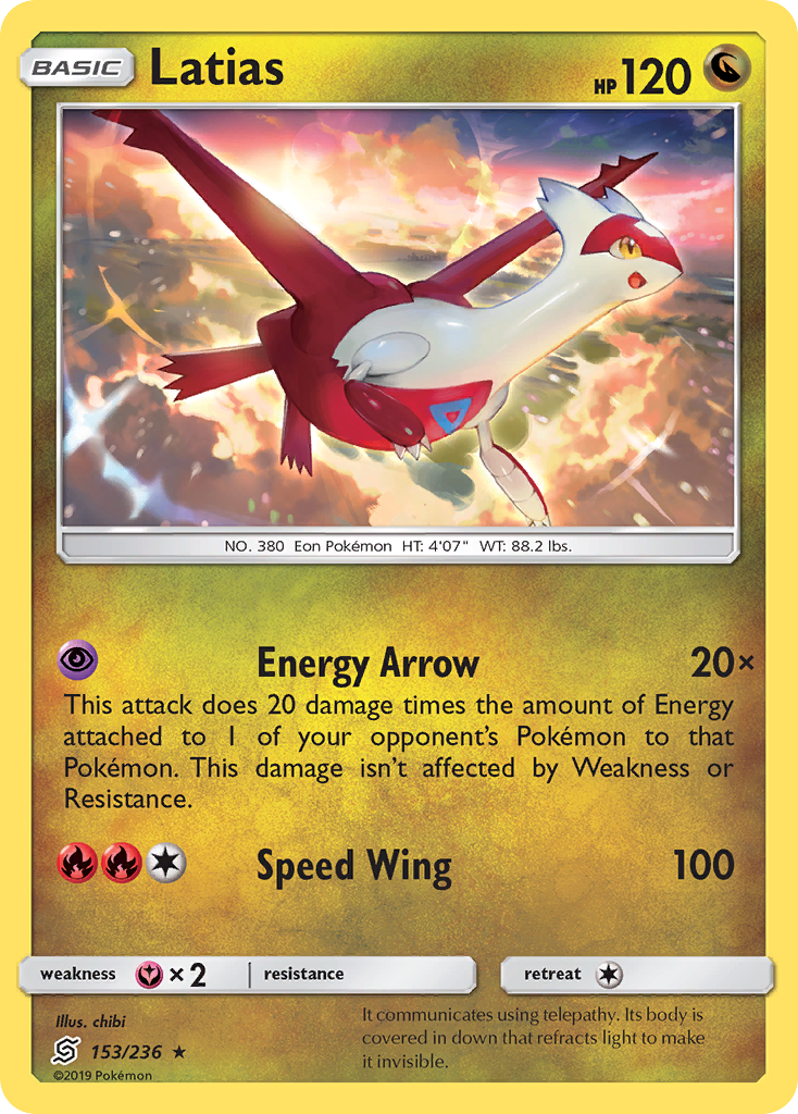 Latias (153/236) [Sun & Moon: Unified Minds] | Mindsight Gaming