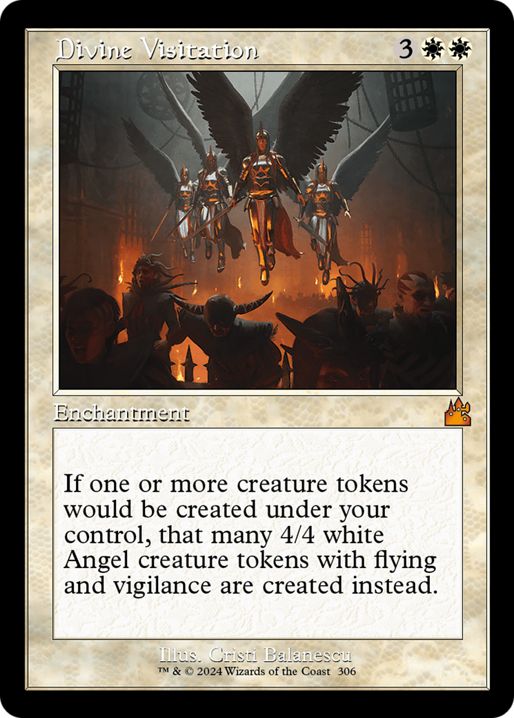 Divine Visitation (Retro Frame) [Ravnica Remastered] | Mindsight Gaming