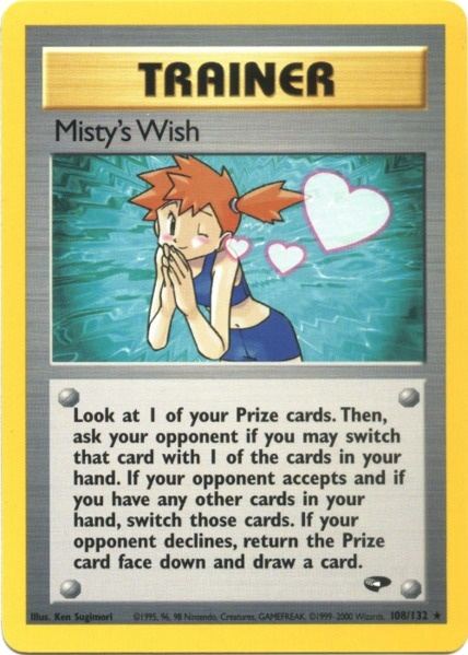 Misty's Wish (108/132) [Gym Challenge Unlimited] | Mindsight Gaming