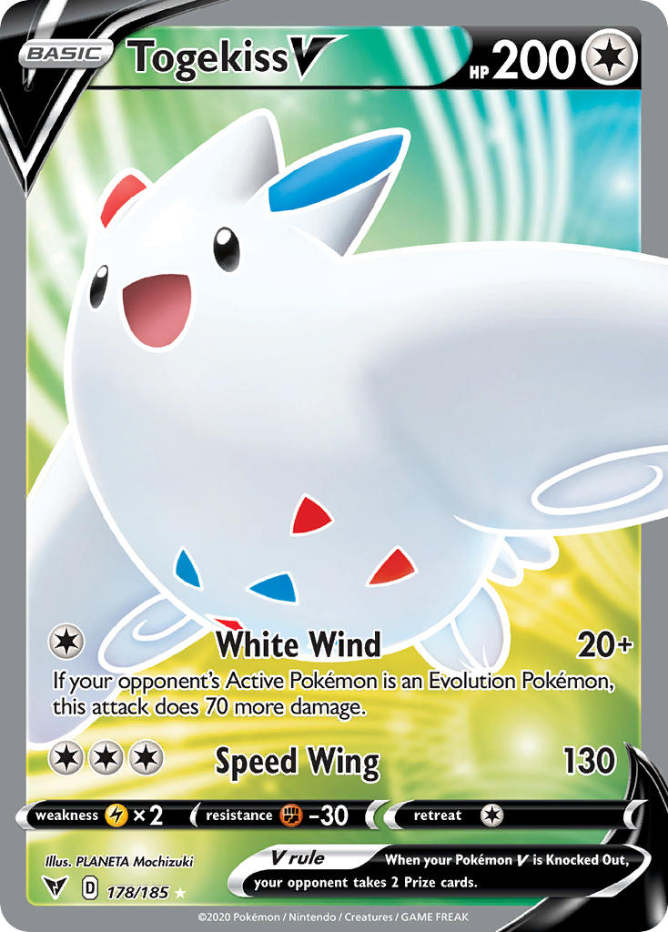 Togekiss V (178/185) [Sword & Shield: Vivid Voltage] | Mindsight Gaming