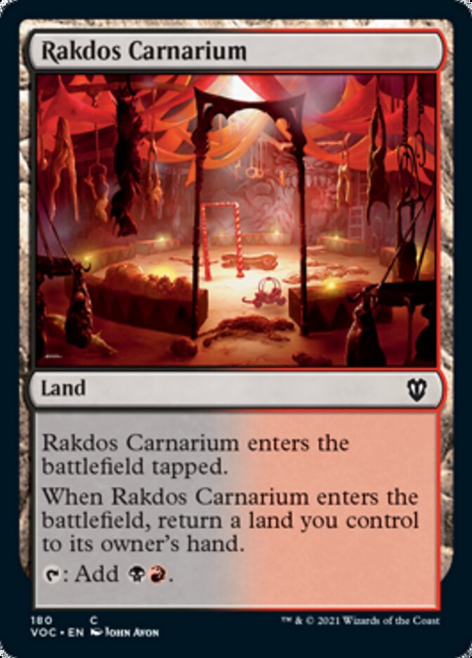 Rakdos Carnarium [Innistrad: Crimson Vow Commander] | Mindsight Gaming