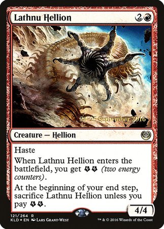 Lathnu Hellion [Kaladesh Promos] | Mindsight Gaming