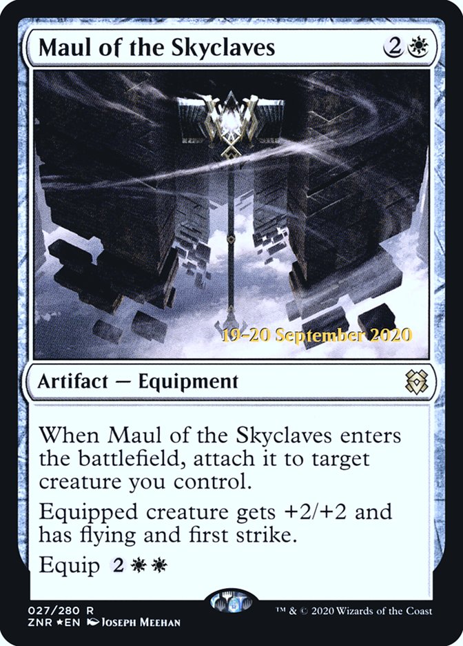 Maul of the Skyclaves  (Prerelease) [Zendikar Rising Prerelease Promos] | Mindsight Gaming