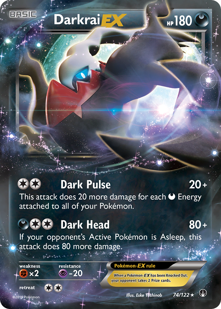 Darkrai EX (74/122) [XY: BREAKpoint] | Mindsight Gaming