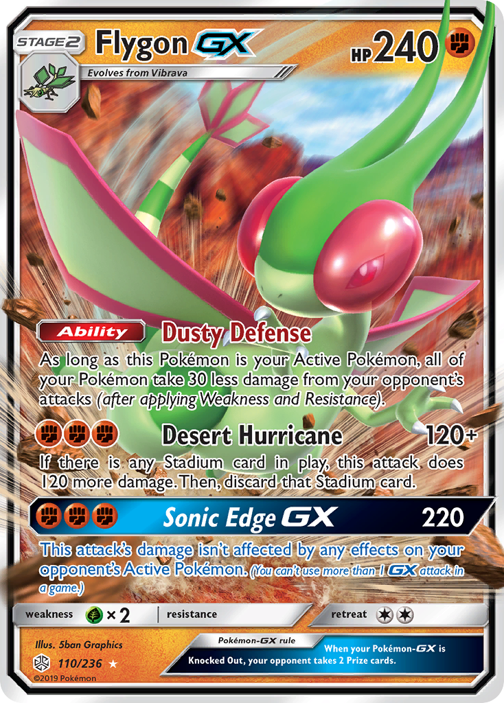 Flygon GX (110/236) [Sun & Moon: Cosmic Eclipse] | Mindsight Gaming