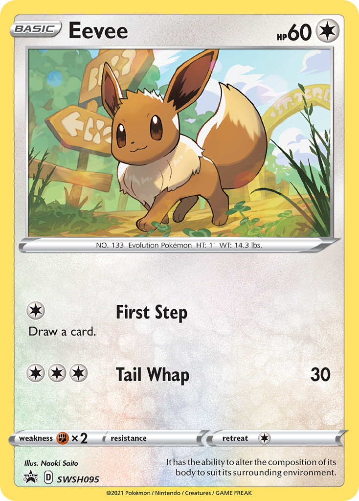 Eevee (SWSH095) [Sword & Shield: Black Star Promos] | Mindsight Gaming