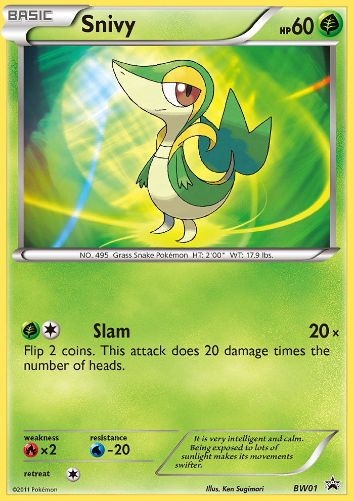 Snivy (BW01) [Black & White: Black Star Promos] | Mindsight Gaming