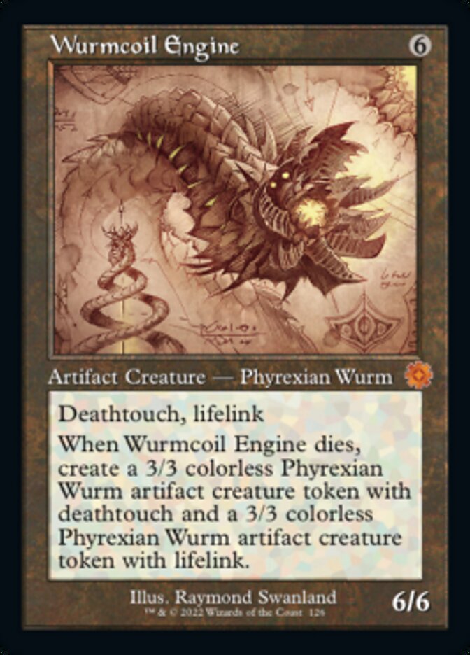 Wurmcoil Engine (Retro Schematic) [The Brothers' War Retro Artifacts] | Mindsight Gaming