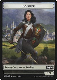 Soldier // Zombie Double-Sided Token [Game Night 2019 Tokens] | Mindsight Gaming