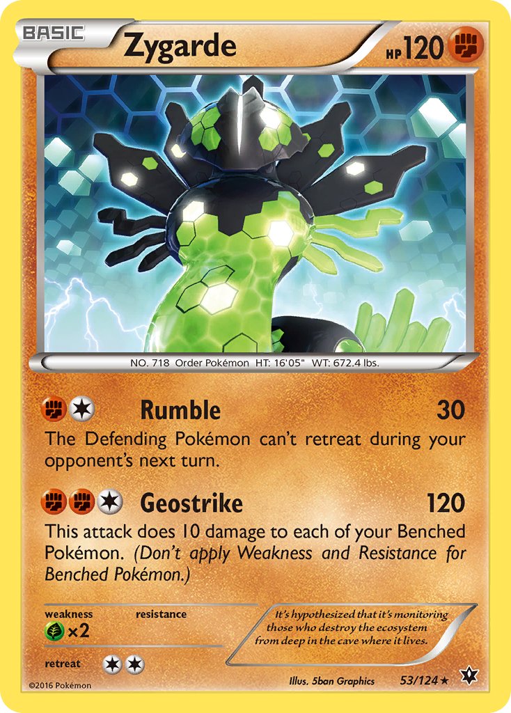 Zygarde (53/124) (Theme Deck Exclusive) [XY: Fates Collide] | Mindsight Gaming