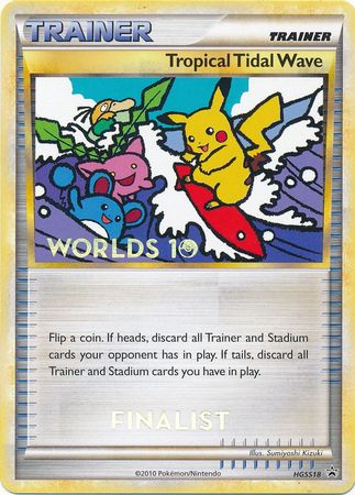 Tropical Tidal Wave (HGSS18) (Finalist) [HeartGold & SoulSilver: Black Star Promos] | Mindsight Gaming