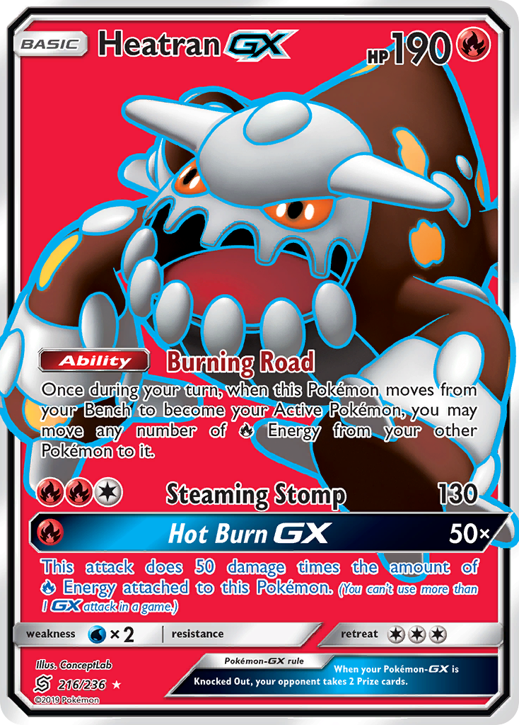 Heatran GX (216/236) [Sun & Moon: Unified Minds] | Mindsight Gaming