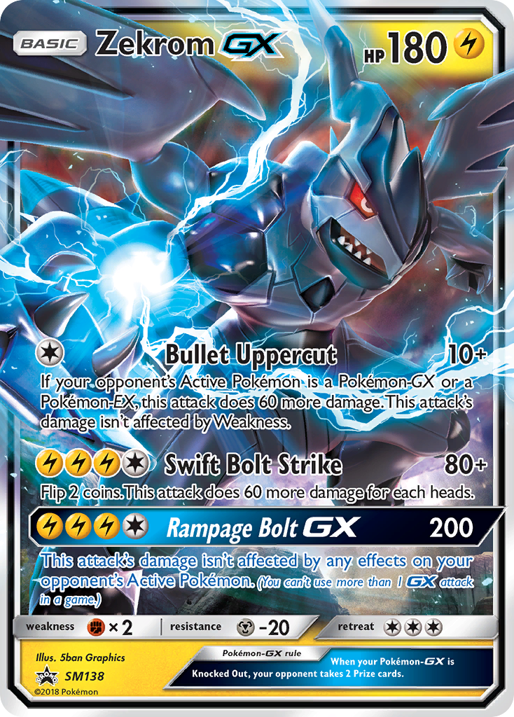 Zekrom GX (SM138) [Sun & Moon: Black Star Promos] | Mindsight Gaming