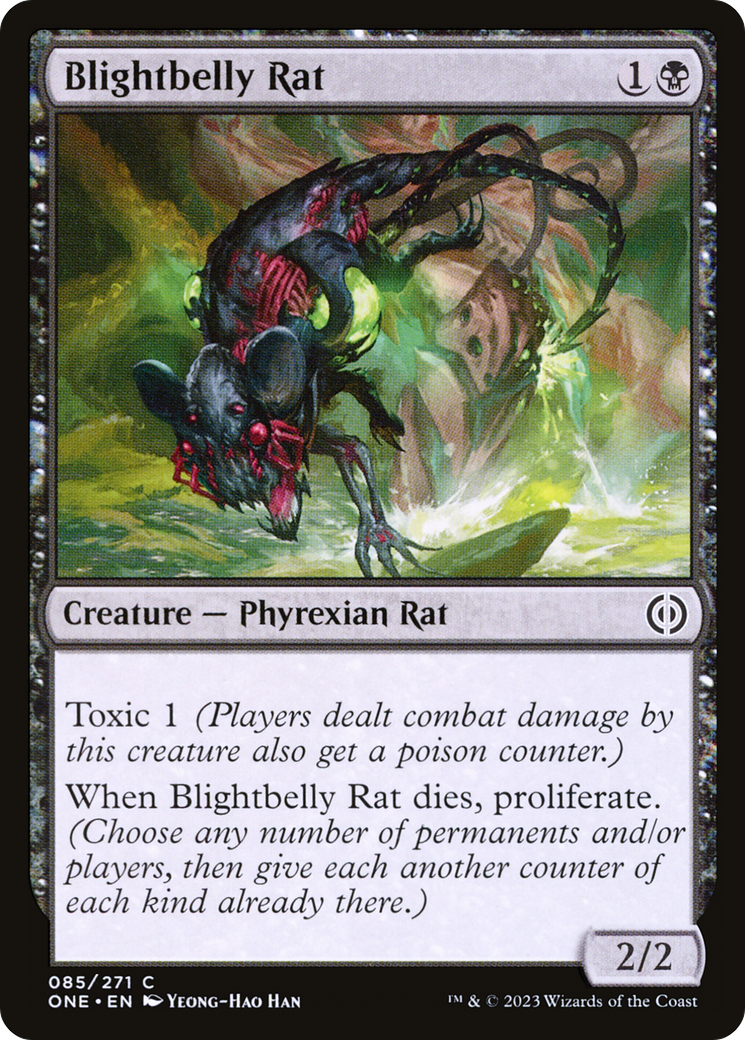 Blightbelly Rat [Phyrexia: All Will Be One] | Mindsight Gaming