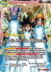 Son Goku // Son Goku, Pan, and Trunks, Space Adventurers (BT17-001) [Ultimate Squad Prerelease Promos] | Mindsight Gaming