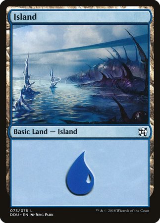 Island (73) [Duel Decks: Elves vs. Inventors] | Mindsight Gaming