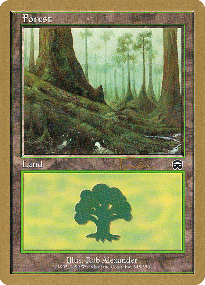 Forest (jt348) (Jan Tomcani) [World Championship Decks 2001] | Mindsight Gaming