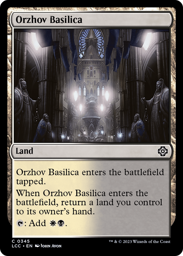 Orzhov Basilica [The Lost Caverns of Ixalan Commander] | Mindsight Gaming