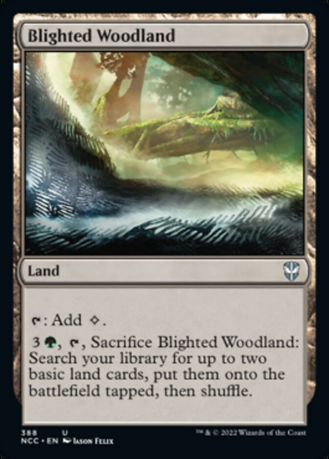 Blighted Woodland [Streets of New Capenna Commander] | Mindsight Gaming