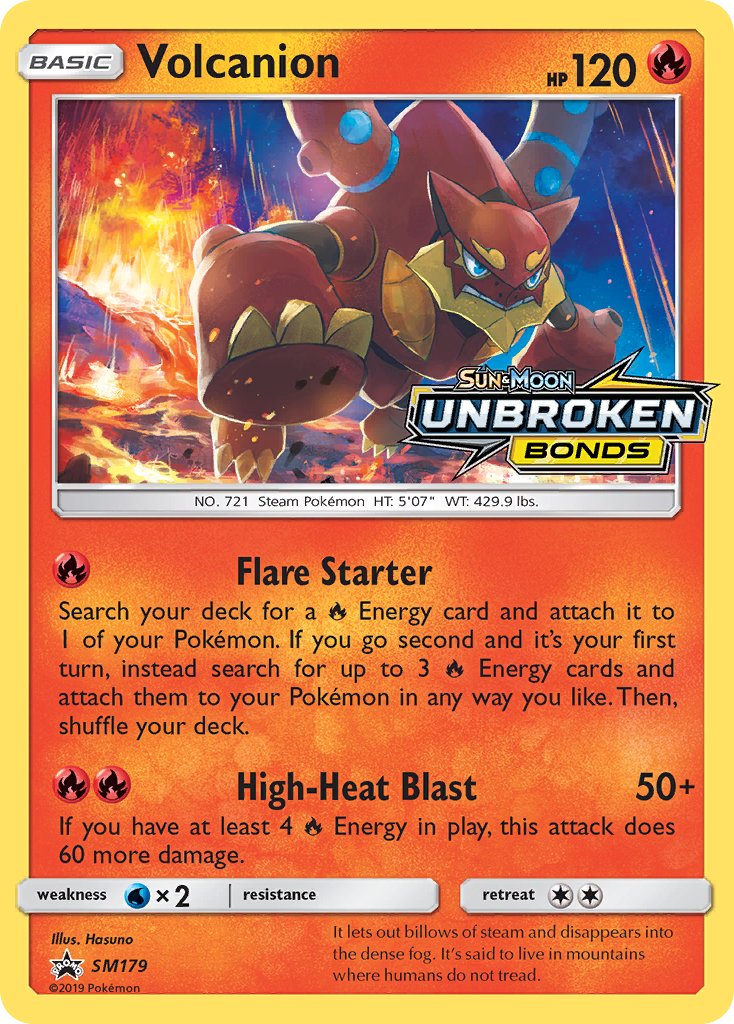 Volcanion (SM179) [Sun & Moon: Black Star Promos] | Mindsight Gaming