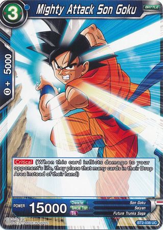 Mighty Attack Son Goku (BT2-038) [Union Force] | Mindsight Gaming