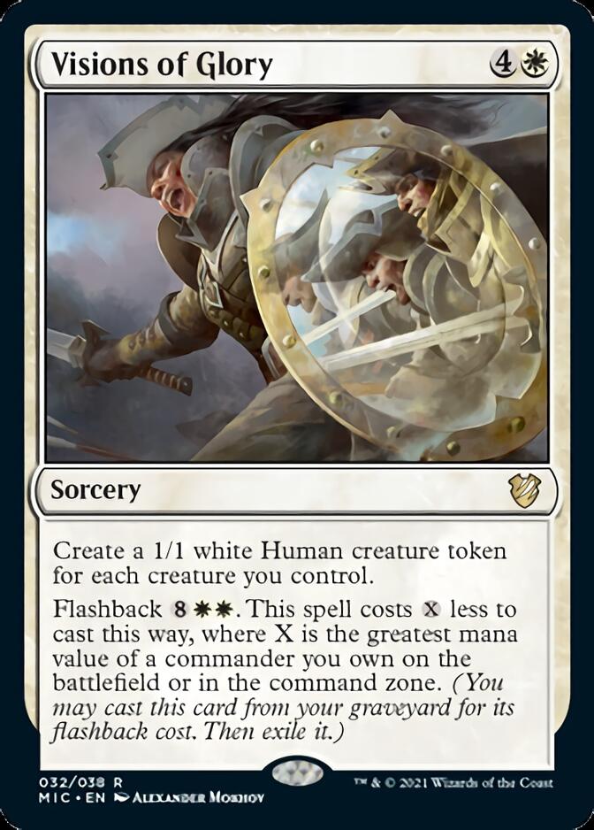 Visions of Glory [Innistrad: Midnight Hunt Commander] | Mindsight Gaming