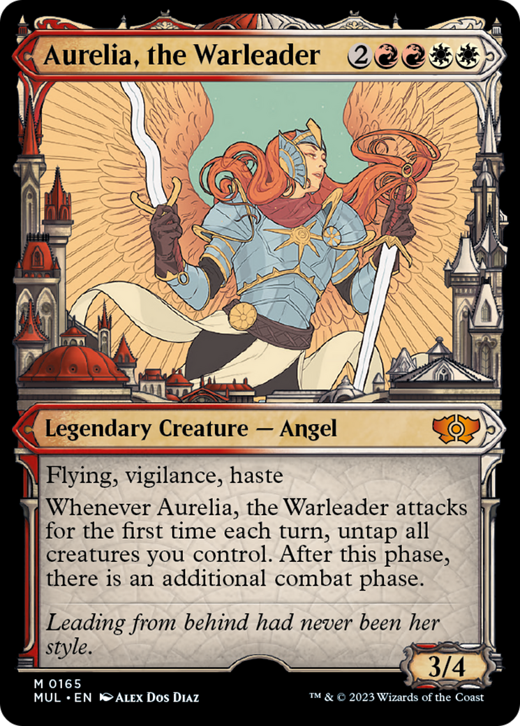 Aurelia, the Warleader (Halo Foil) [Multiverse Legends] | Mindsight Gaming