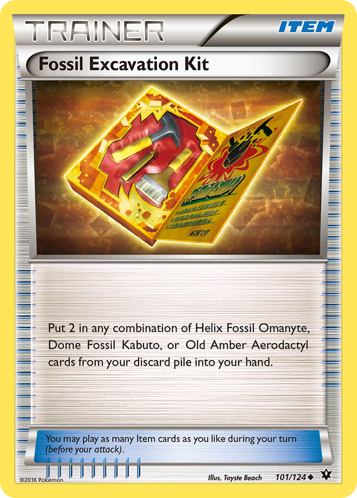 Fossil Excavation Kit (101/124) [XY: Fates Collide] | Mindsight Gaming