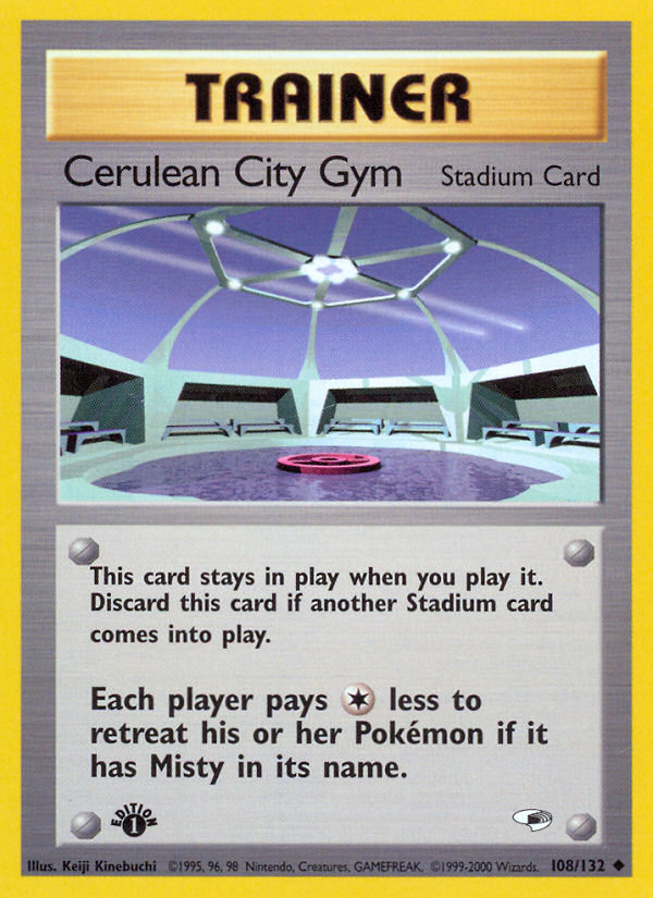 Cerulean City Gym (108/132) [Gym Heroes 1st Edition] | Mindsight Gaming