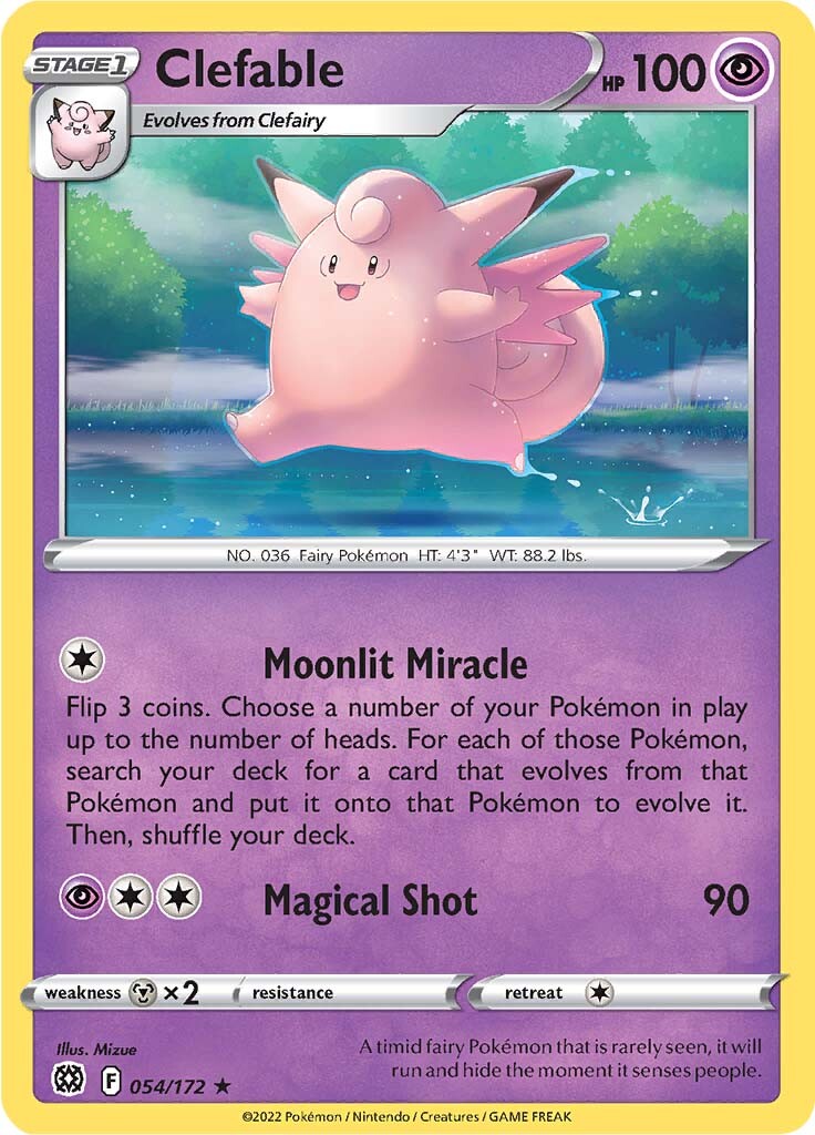 Clefable (054/172) [Sword & Shield: Brilliant Stars] | Mindsight Gaming