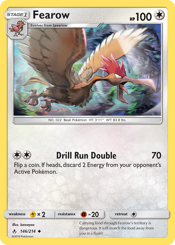 Fearow (146/214) [Sun & Moon: Unbroken Bonds] | Mindsight Gaming