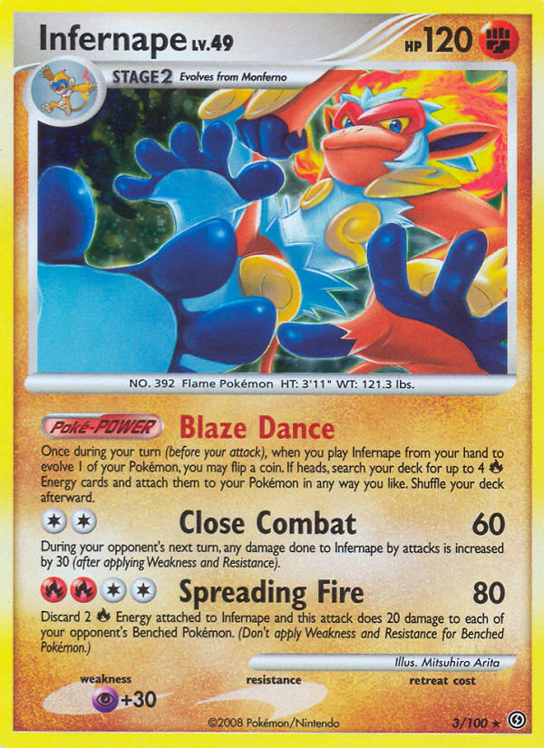 Infernape (3/100) [Diamond & Pearl: Stormfront] | Mindsight Gaming