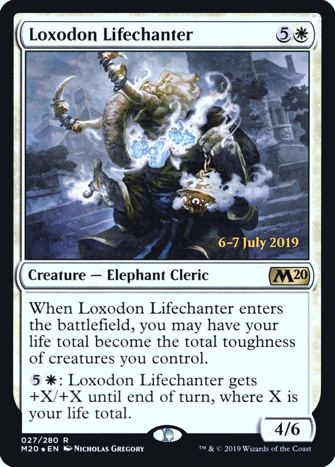 Loxodon Lifechanter  [Core Set 2020 Prerelease Promos] | Mindsight Gaming