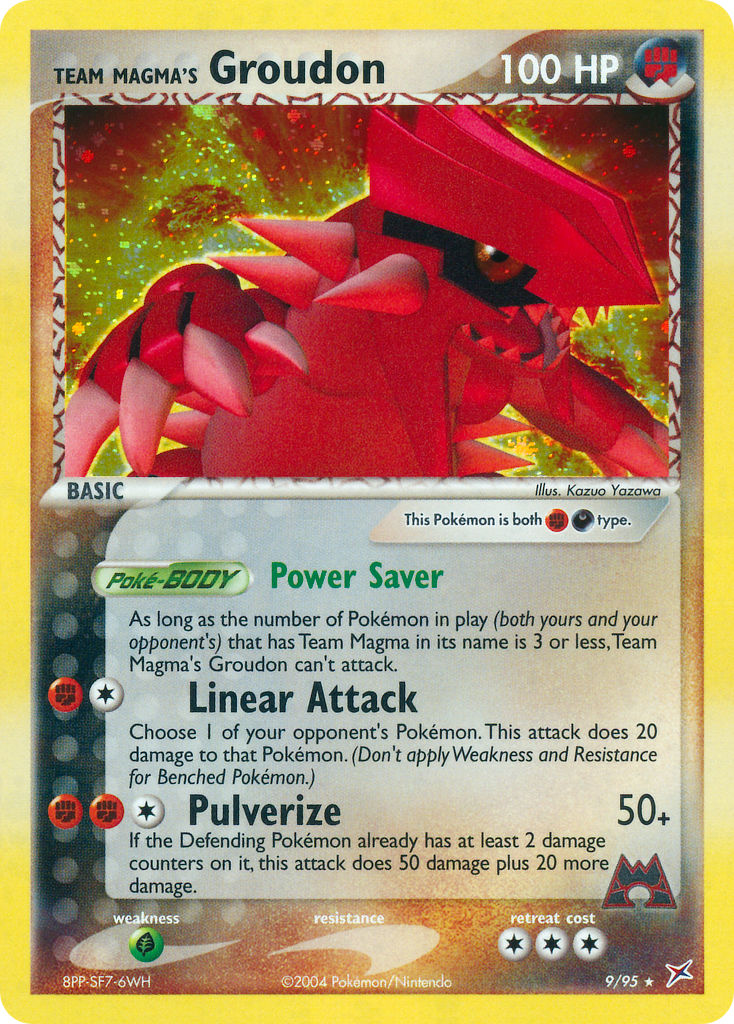 Team Magma's Groudon (9/95) (Theme Deck Exclusive) [EX: Team Magma vs Team Aqua] | Mindsight Gaming