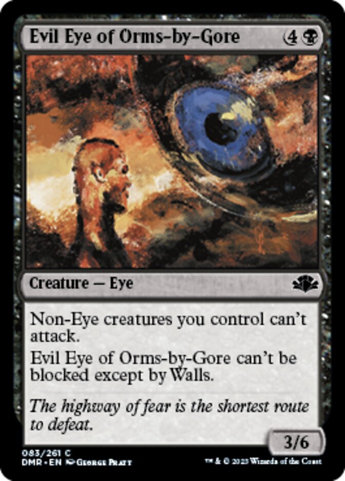 Evil Eye of Orms-by-Gore [Dominaria Remastered] | Mindsight Gaming