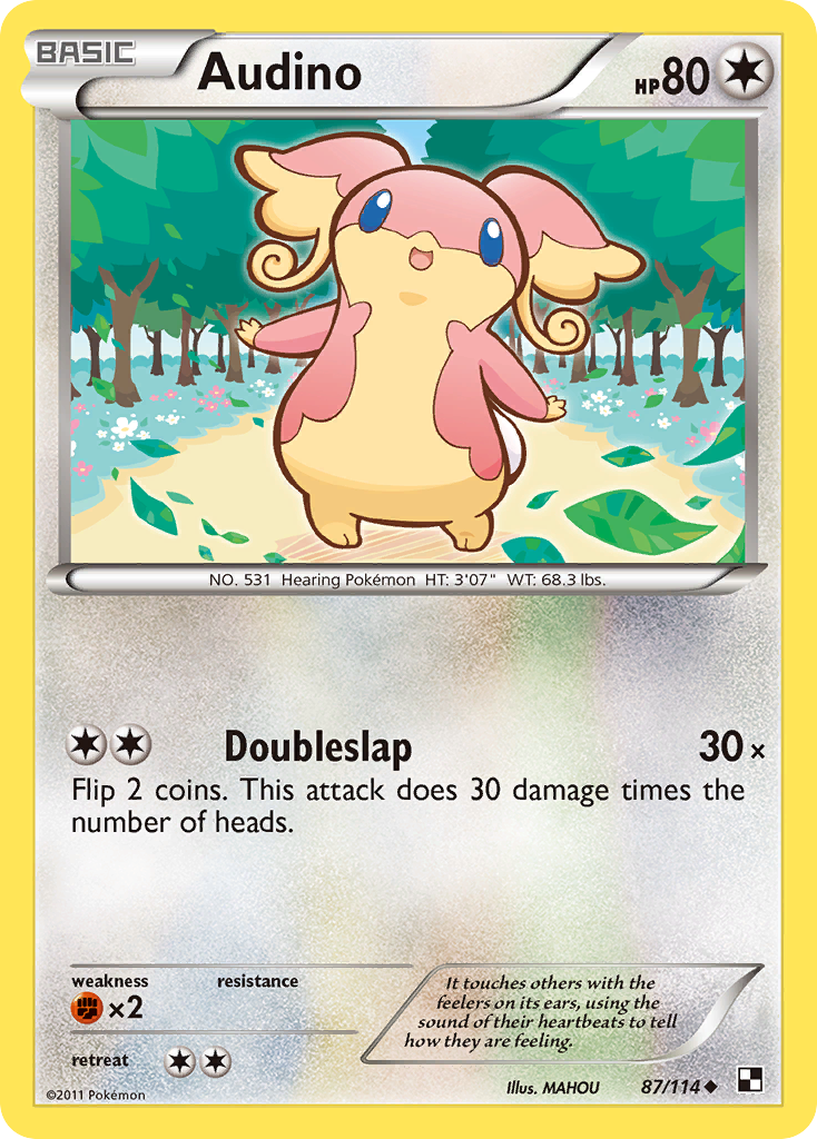 Audino (87/114) [Black & White: Base Set] | Mindsight Gaming