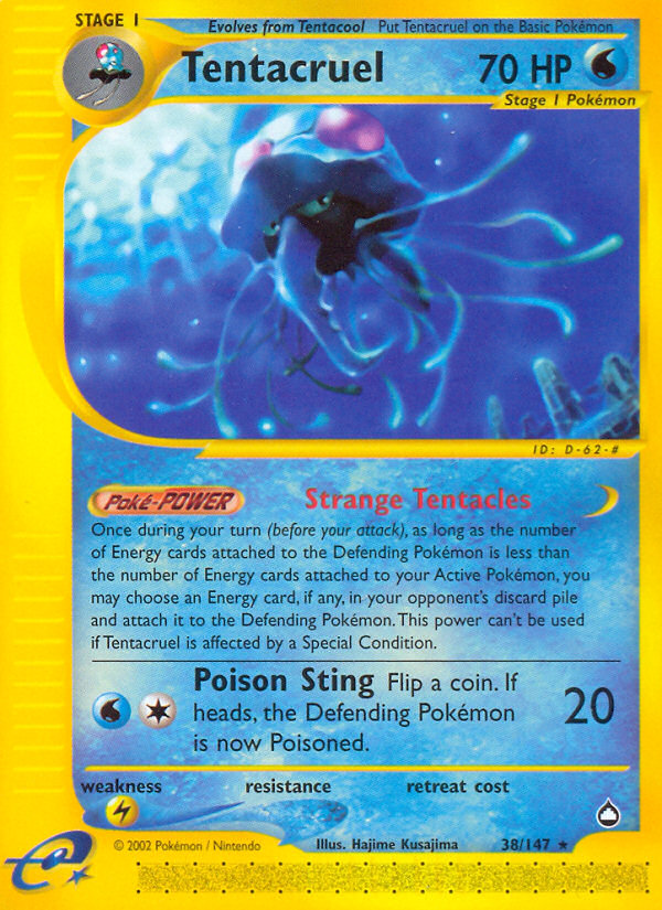 Tentacruel (38/147) [Aquapolis] | Mindsight Gaming