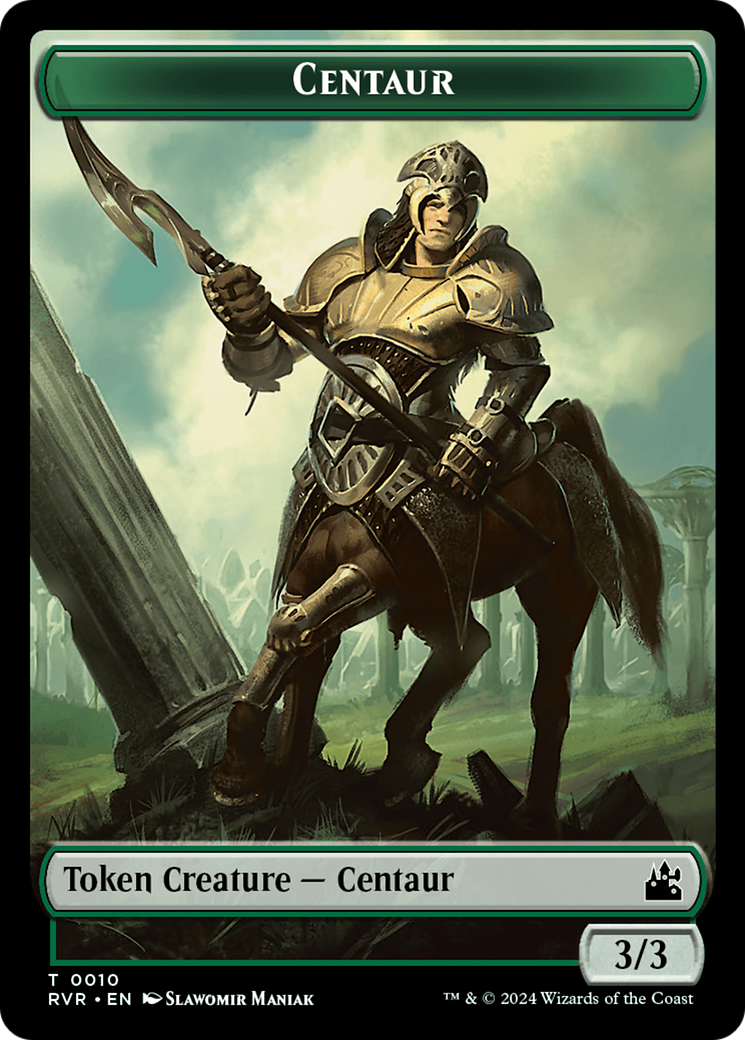 Centaur Token [Ravnica Remastered Tokens] | Mindsight Gaming