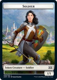 Soldier // Squirrel Double-sided Token [Double Masters Tokens] | Mindsight Gaming