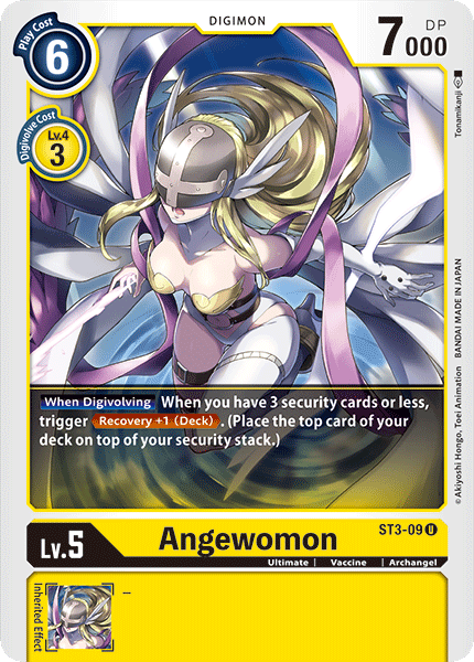 Angewomon [ST3-09] [Starter Deck: Heaven's Yellow] | Mindsight Gaming