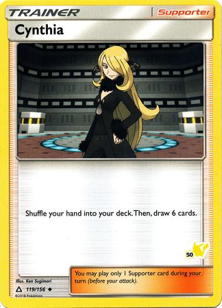 Cynthia (119/156) (Pikachu Stamp #50) [Battle Academy 2020] | Mindsight Gaming